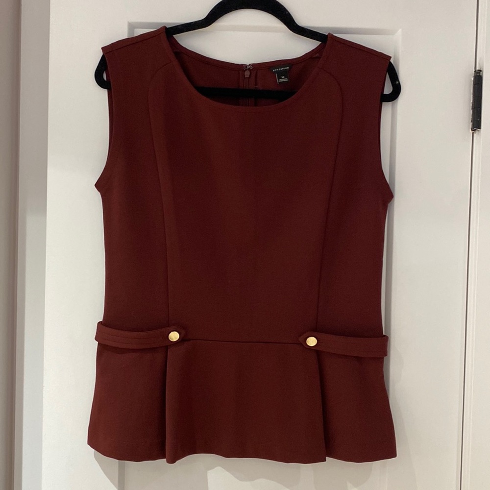 Ann Taylor Peplum Blouse